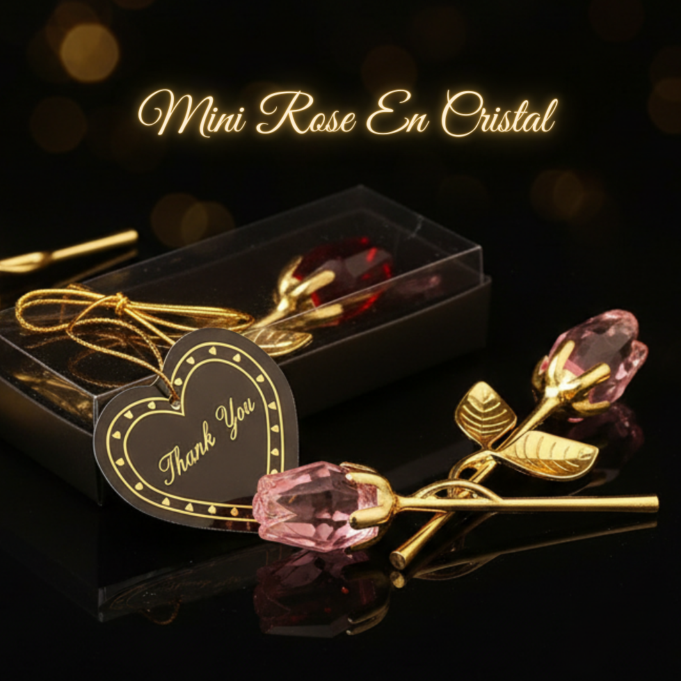 Mini Rose En Cristal