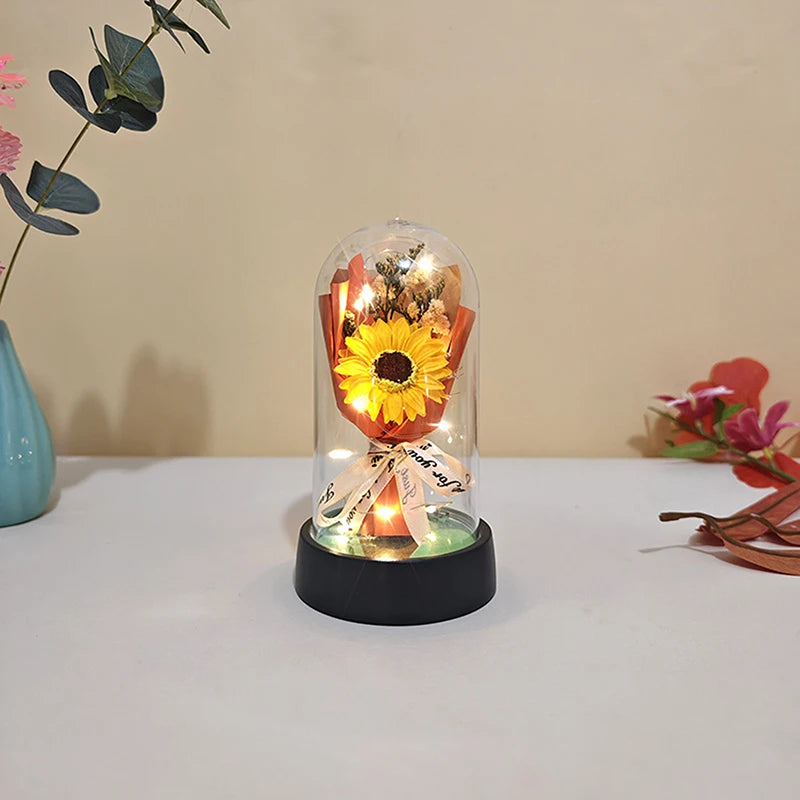 Mini Bouquet Sous Cloche