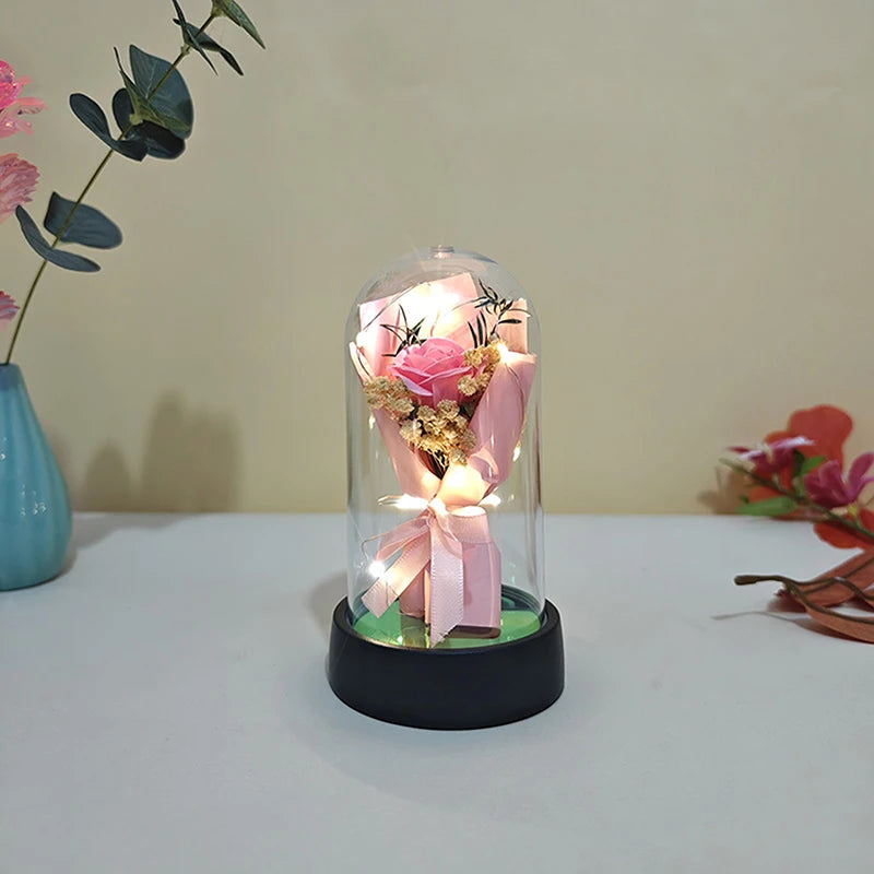 Mini Bouquet Sous Cloche